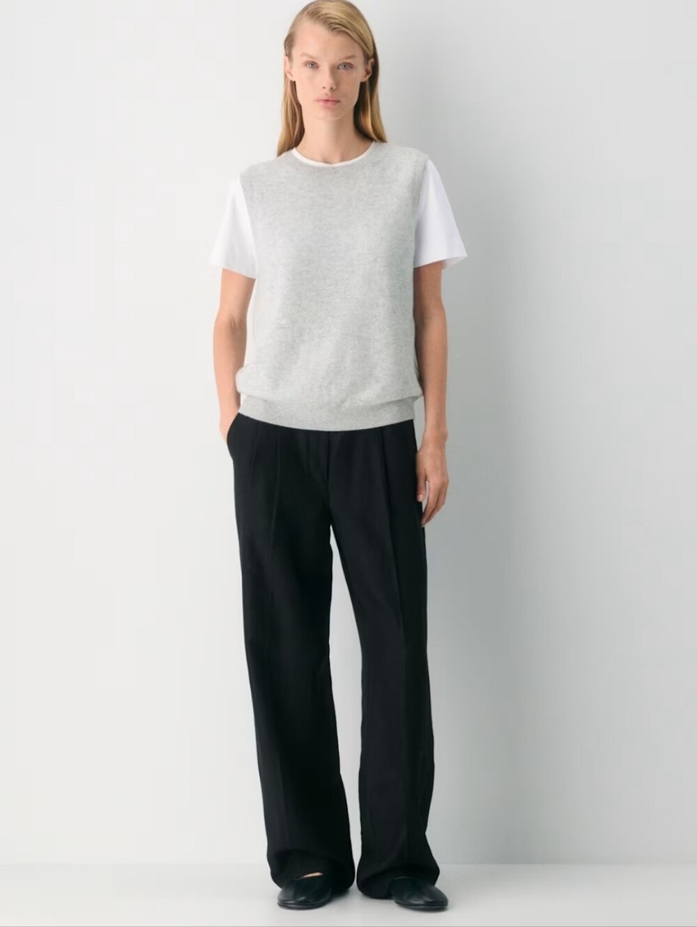 Wilfred The Effortlesd Black Wide-Leg Dress Pants